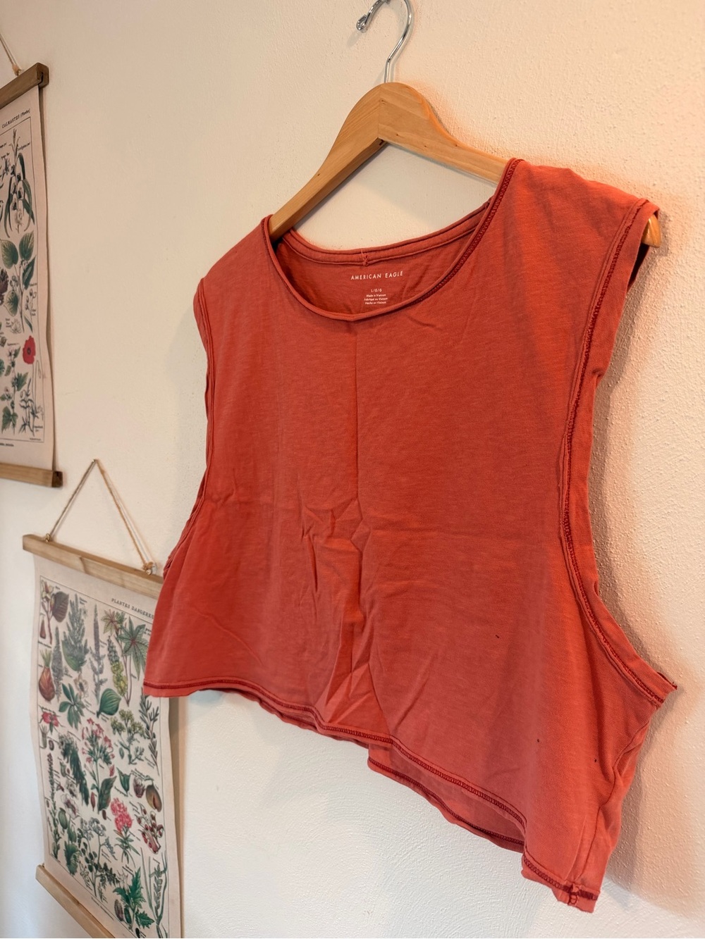 American Eagle Outfitters - Large - Cropped Muscle Tank Top